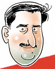 Self Caricature by Shekhar Gurera